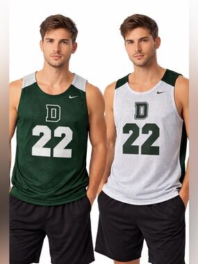 Nike Reversible Mesh Basketball Jersey #22 Green White Size L/XL